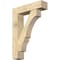 Ekena Millwork Balboa Block Rough Sawn Bracket w/ Offset Brace, Douglas Fir, 8"W x 32"D x 44"H BKT0806X32X44BOA05RDF - alternate 1